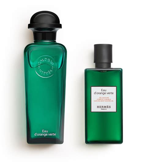 70041166298596 hermes|Eau d'orange verte Eau de cologne gift set .